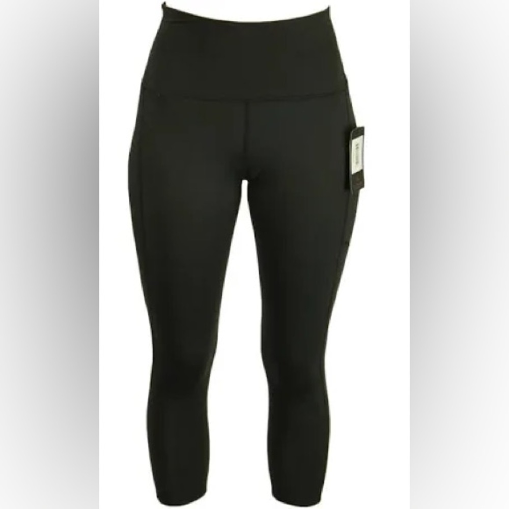 Women’s Tommy Copper Black Lower Back Support Capri Size 3XL NIP